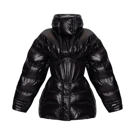 nastro versace daunenjacke|Versace black leather jacket.